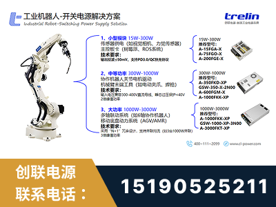 铜仁-工业机器人-开关电源解决方案